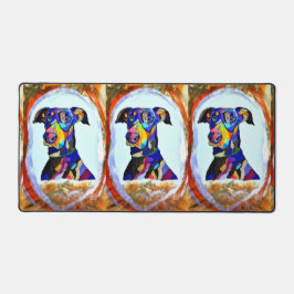 Doberman Liebe Desk Mat Schreibtischunterlage