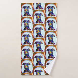 Doberman Love Serviette de bain