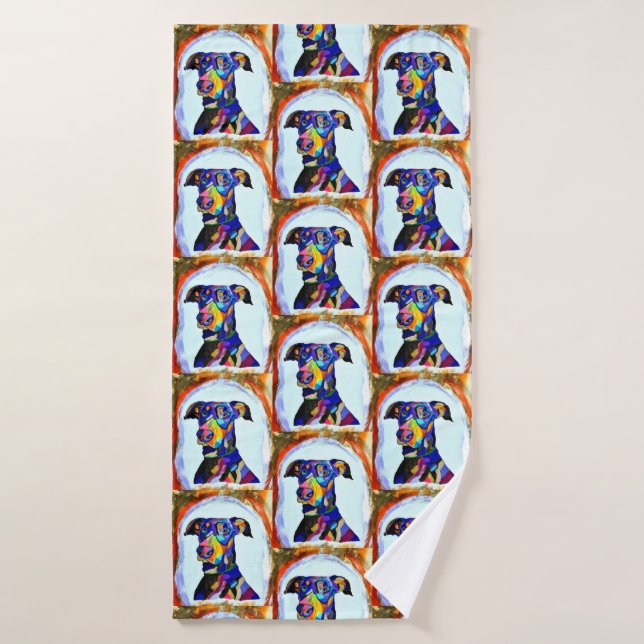 Doberman Love Serviette de bain (Serviette de bain)