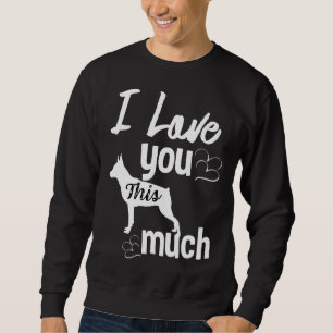 Doberman Mama Doberman Vater Doberman Lovers Sweatshirt