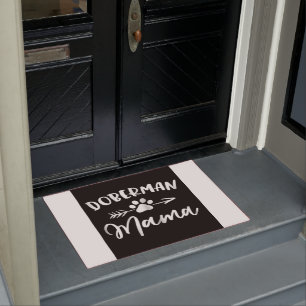 Doberman Mama  Niedliches Doberman Lovers Geschenk Fußmatte