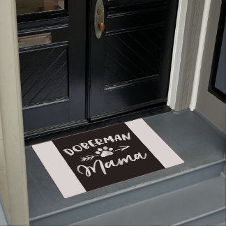Doberman Mama| Niedliches Doberman Lovers Geschenk Fußmatte
