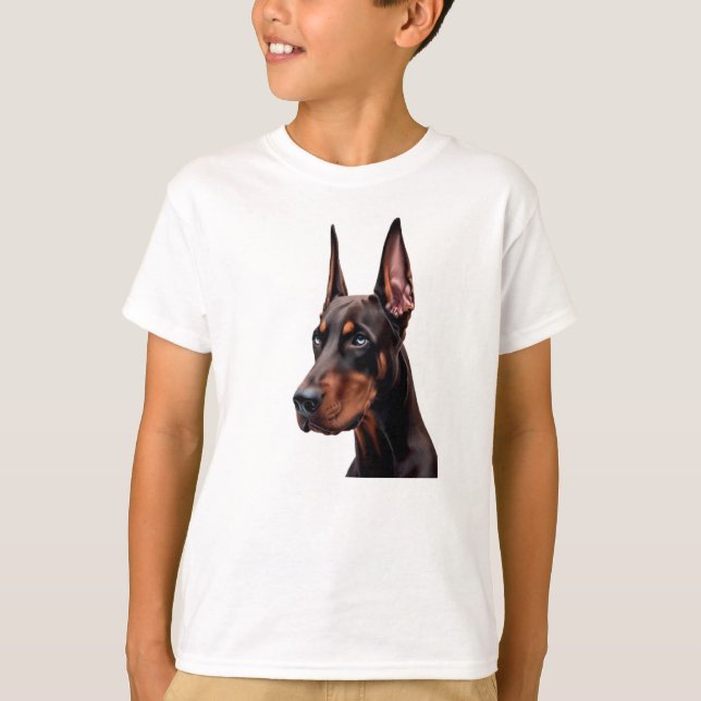 Doberman Mama T-Shirt (Vorderseite)