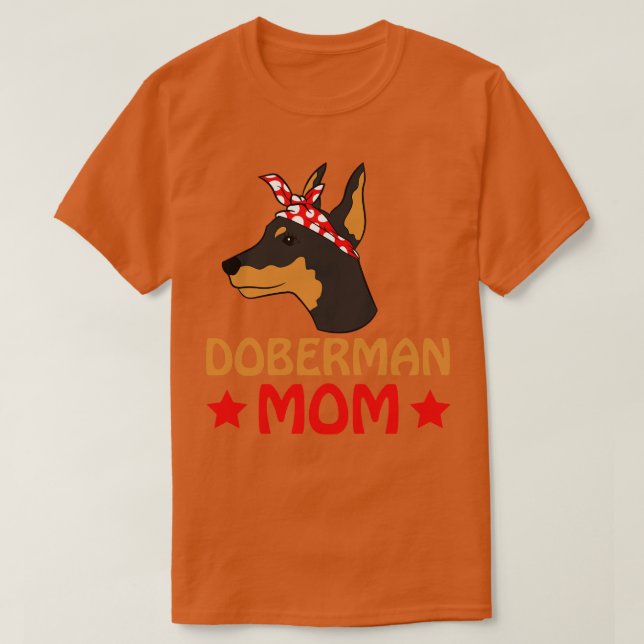 Doberman Mama T-Shirt (Design vorne)