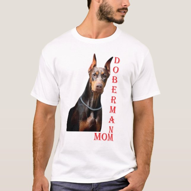 Doberman Mama T-Shirt (Vorderseite)