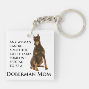Doberman Maman Porte - clé