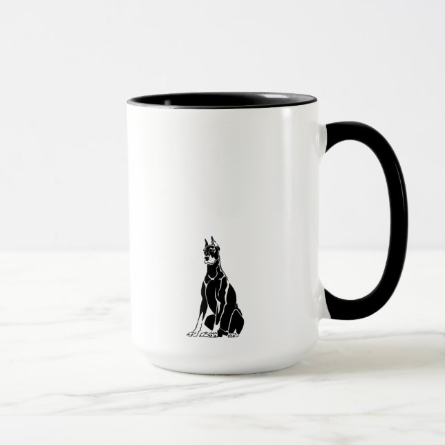 Doberman Mug (Droite)