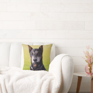 Doberman Pillows Personalisiert Dog Art Throw Kiss Kissen