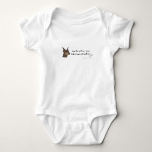 Doberman Pinscher Baby Strampler