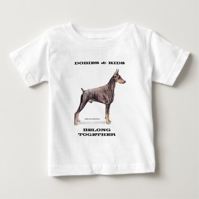 Doberman Pinscher Baby T-shirt (Vorderseite)
