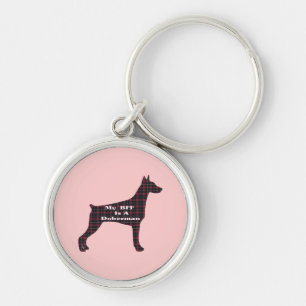 Doberman Pinscher BESTE FREUNDIN Schlüsselanhänger