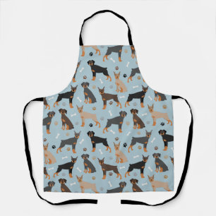 Doberman Pinscher Bones and Paws Schürze