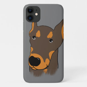 Doberman pinscher Cartoon iPhone / iPad Gehäuse Case-Mate iPhone Hülle