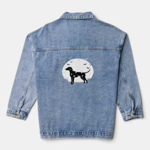 Doberman Pinscher Chien - Halloween Lune Silhouett