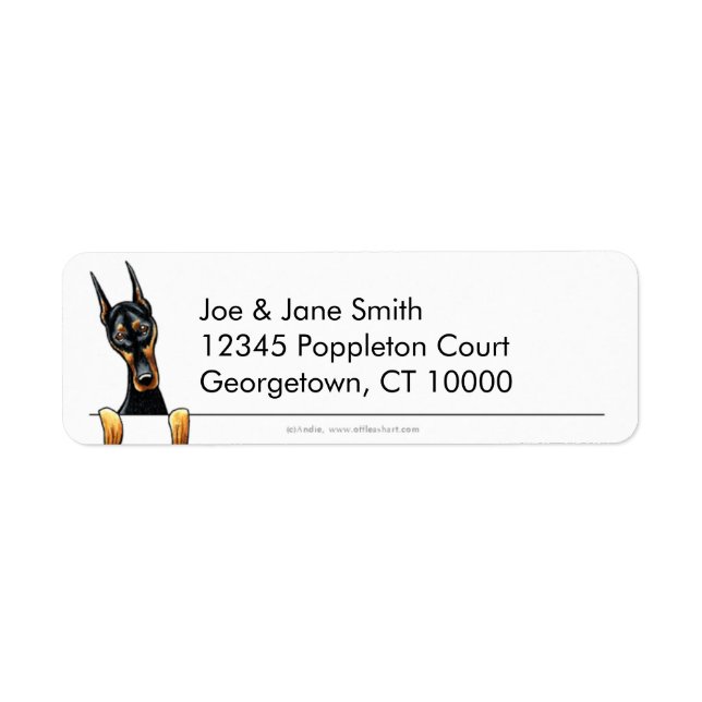 Doberman Pinscher Clean n Simple (Vorne)