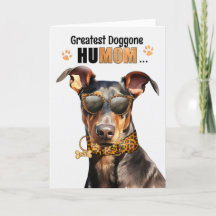 Doberman Pinscher Dog Bester HuMOM Muttertag
