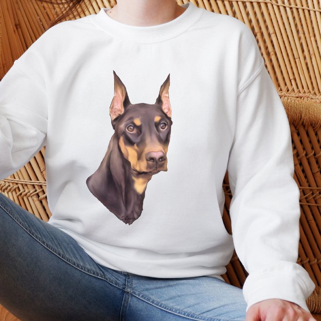 Doberman Pinscher Dog Sweatshirt (Von Creator hochgeladen)