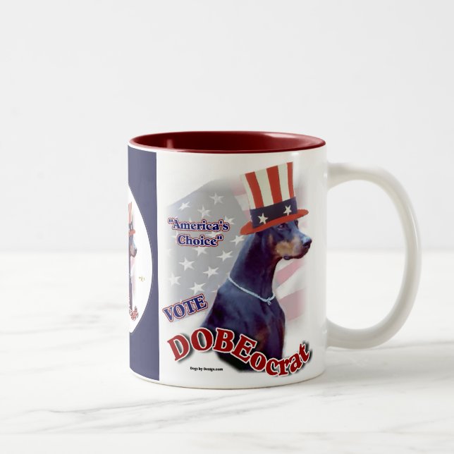 Doberman Pinscher Dons Mugs (Droit)