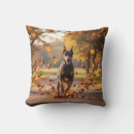 Doberman Pinscher Elegant Throw Pillow Kissen