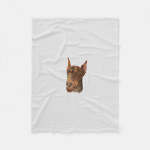 Doberman Pinscher Fleecedecke