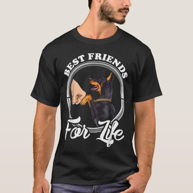 Doberman Pinscher Funny Doberman Lover 674 T-Shirt (Vorderseite)