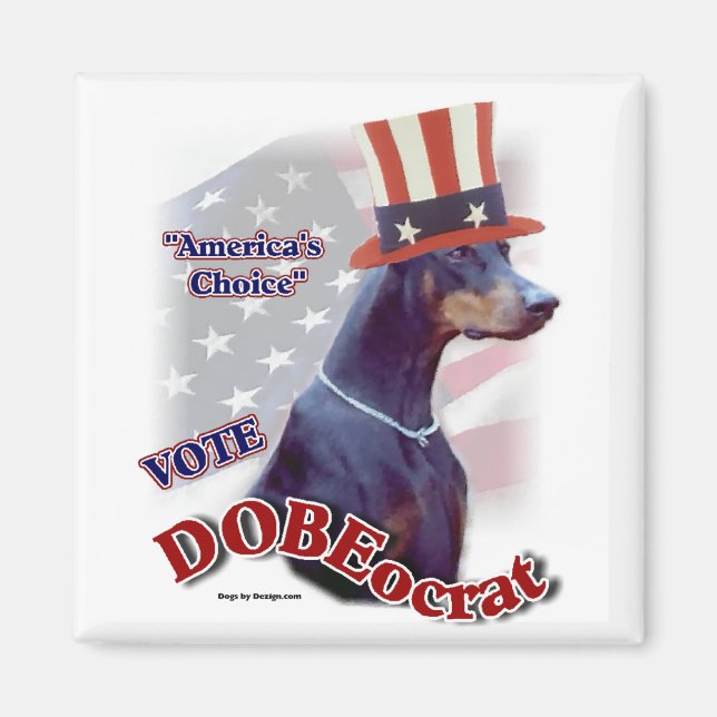 Doberman Pinscher Gifts Magnet (Vorne)