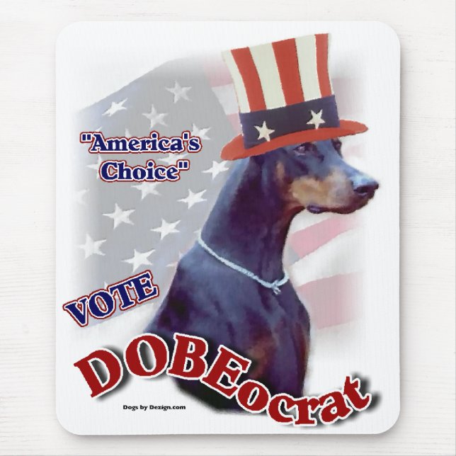 Doberman Pinscher Gifts Mousepad (Vorne)