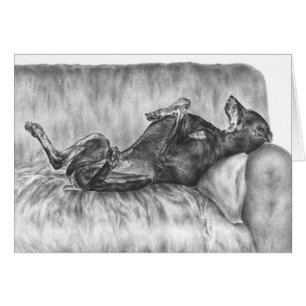 Doberman Pinscher Guard Hund Zeichnend von Kelli S