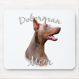 Doberman Pinscher (Isabella) Mama 2 Mousepad