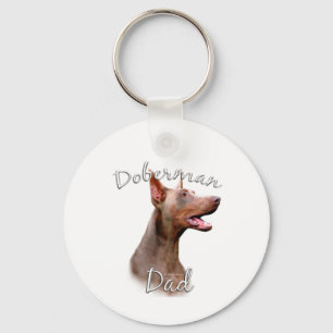 Doberman Pinscher (Isabella) Vater 2 Schlüsselanhänger
