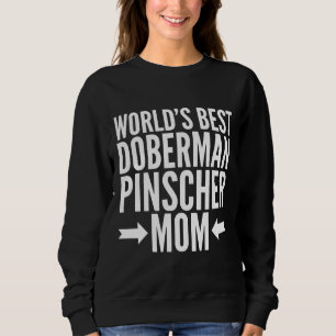 Doberman Pinscher Mama Angepasst Scoop 472 Sweatshirt
