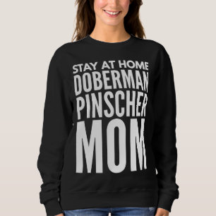 Doberman Pinscher Mama Angepasst Scoop Sweatshirt