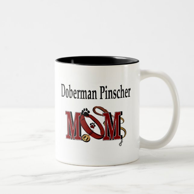 Doberman Pinscher Mama Tasse (Rechts)