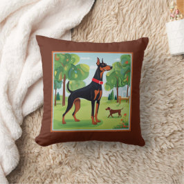 Doberman Pinscher Niedlich Sofa Kissen