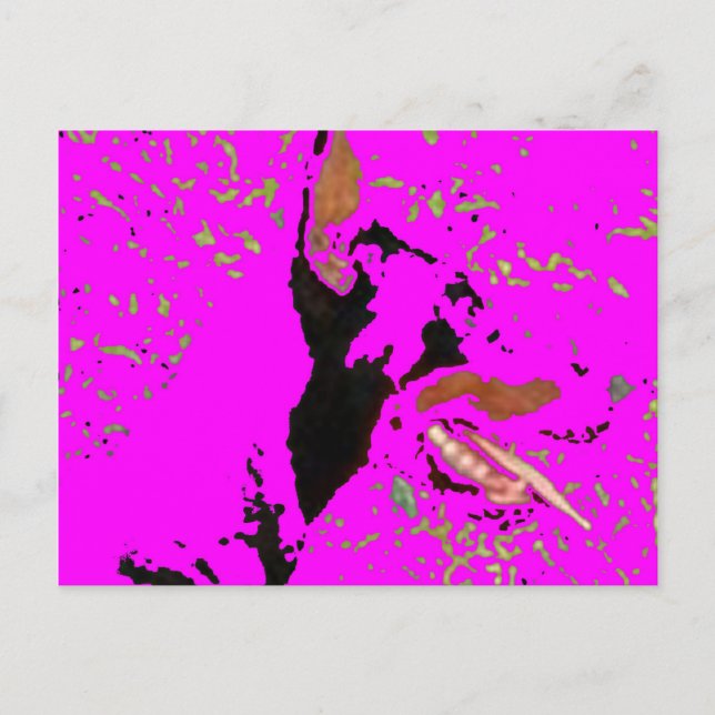 Doberman pinscher odor art postkarte (Vorderseite)