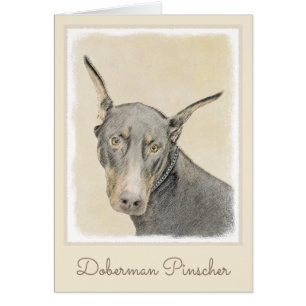 Doberman Pinscher Peinture - Art Chien original