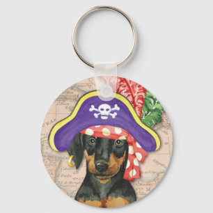 Doberman Pinscher Pirate Schlüsselanhänger
