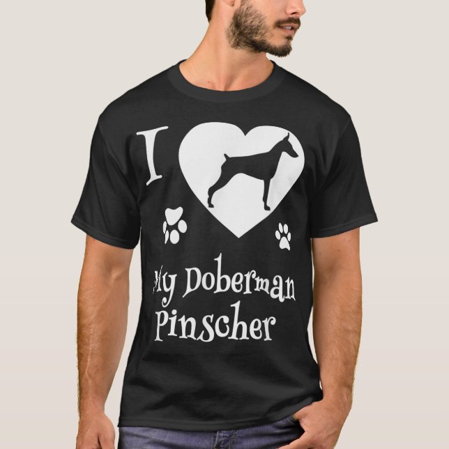 Doberman Pinscher Shirt Design for Doberman Dog Lo (Vorderseite)