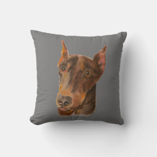 Doberman Pinscher Throw Pillow Kissen