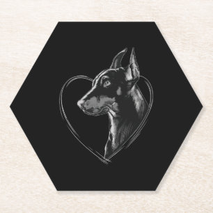 Doberman Pinscher Untersetzer