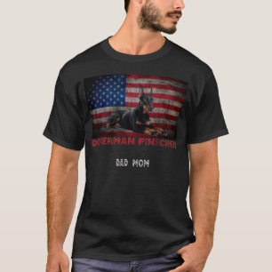 Doberman Pinscher USA Mama Vater T-Shirt