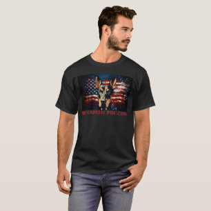 Doberman Pinscher USA Mama Vater T-Shirt