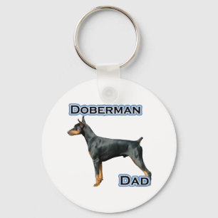 Doberman Pinscher Vater 4 - Schlüsselanhänger