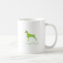 Doberman Pinscher Watercolor Design Kaffeetasse