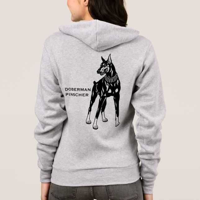 Doberman-Pinsel Hoodie (Rückseite)