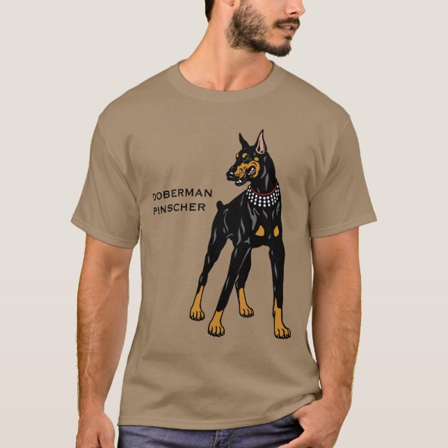 Doberman-Pinsel T-Shirt (Vorderseite)