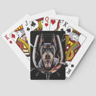 DOBERMAN PLAYING CARDS SPIELKARTEN