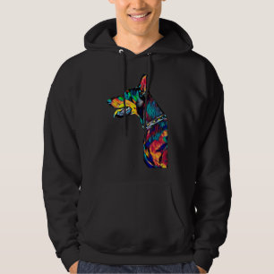 Doberman Profile Head Dog Breed Pet True Friend 7 Hoodie