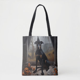 Doberman Pumpkins Halloween Beängstigend Tasche