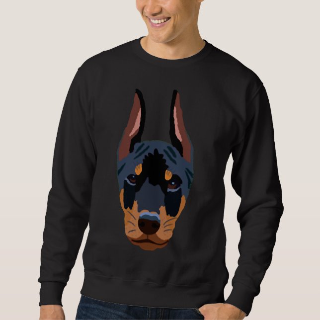 Doberman Puppy 765 Sweatshirt (Vorderseite)
